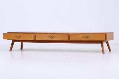 Vintage Lowboard 60er Jahre | Mid Century Sideboard mit Schubladen Retro Holz Aufbewahrung