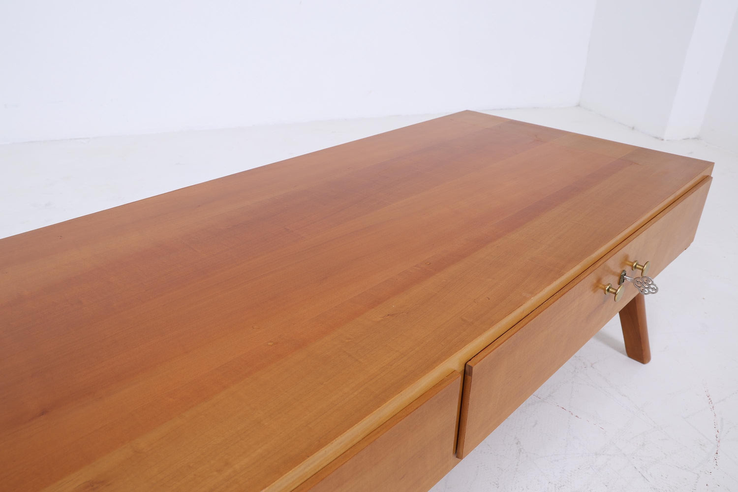 Vintage Lowboard 60er Jahre | Mid Century Sideboard mit Schubladen Retro Holz Aufbewahrung