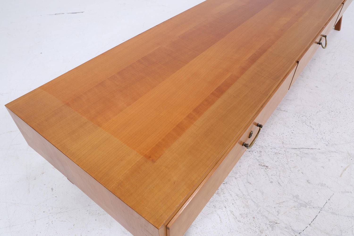Vintage Lowboard 60er Jahre | Mid Century Sideboard mit Schubladen Retro Holz Aufbewahrung