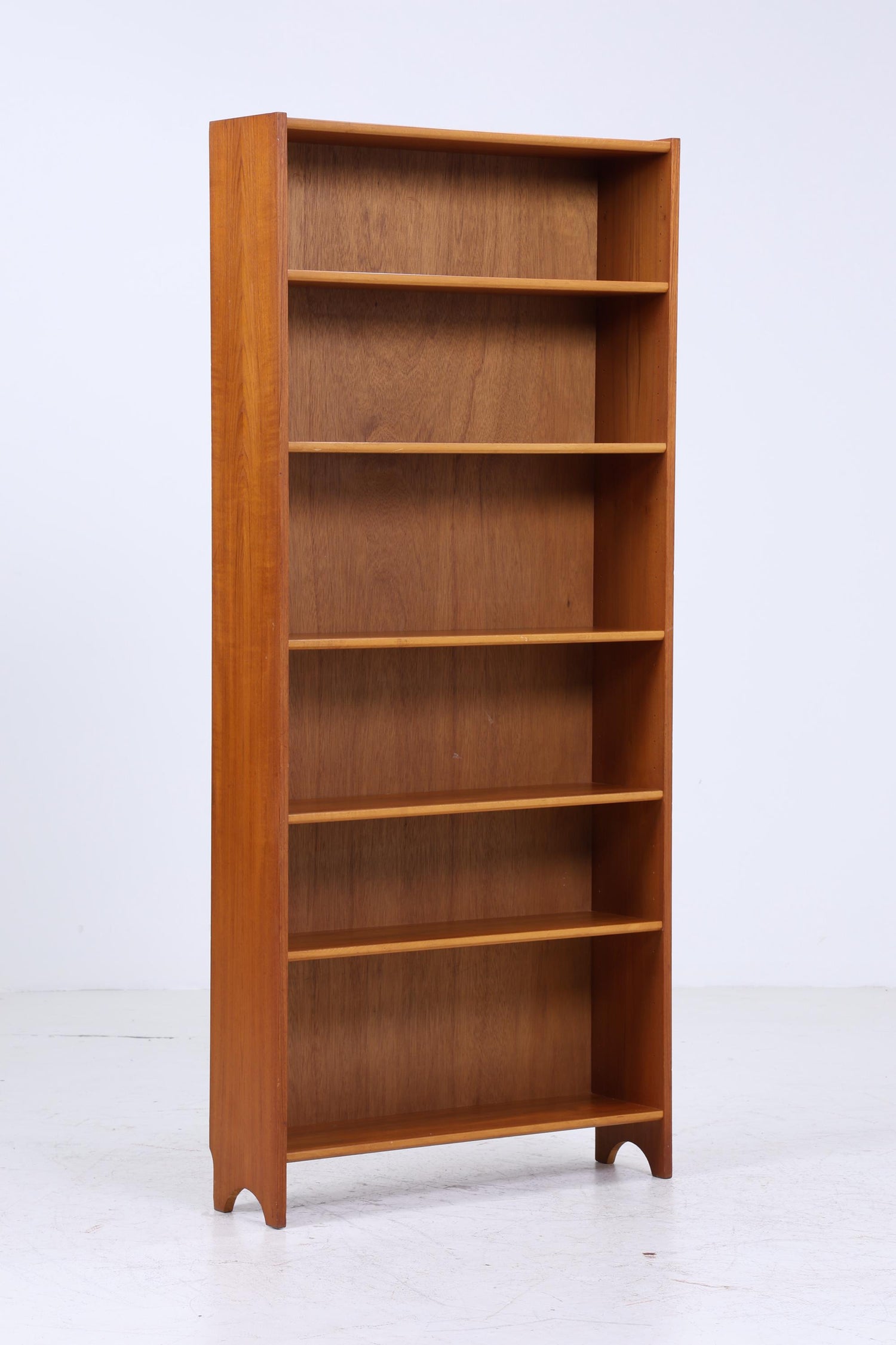 Vintage Teak Bücherregal | Mid Century Regal | 60er Jahre Retro Holz Aufbewahrung