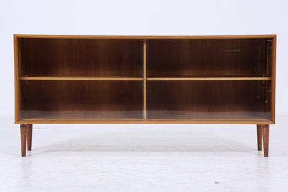 Vintage Glas Sideboard 60er Jahre |  Platon Serie by Lothar Wegner -  Mid Century Vitrine Holz Design 2/4