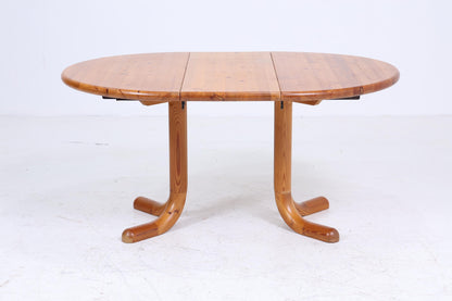 Vintage Küchentisch aus Kiefernholz 60er Jahre | Mid Century Esstisch Tisch Retro 70er Holz Ausziehbar