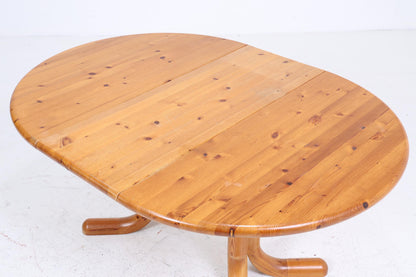 Vintage Küchentisch aus Kiefernholz 60er Jahre | Mid Century Esstisch Tisch Retro 70er Holz Ausziehbar