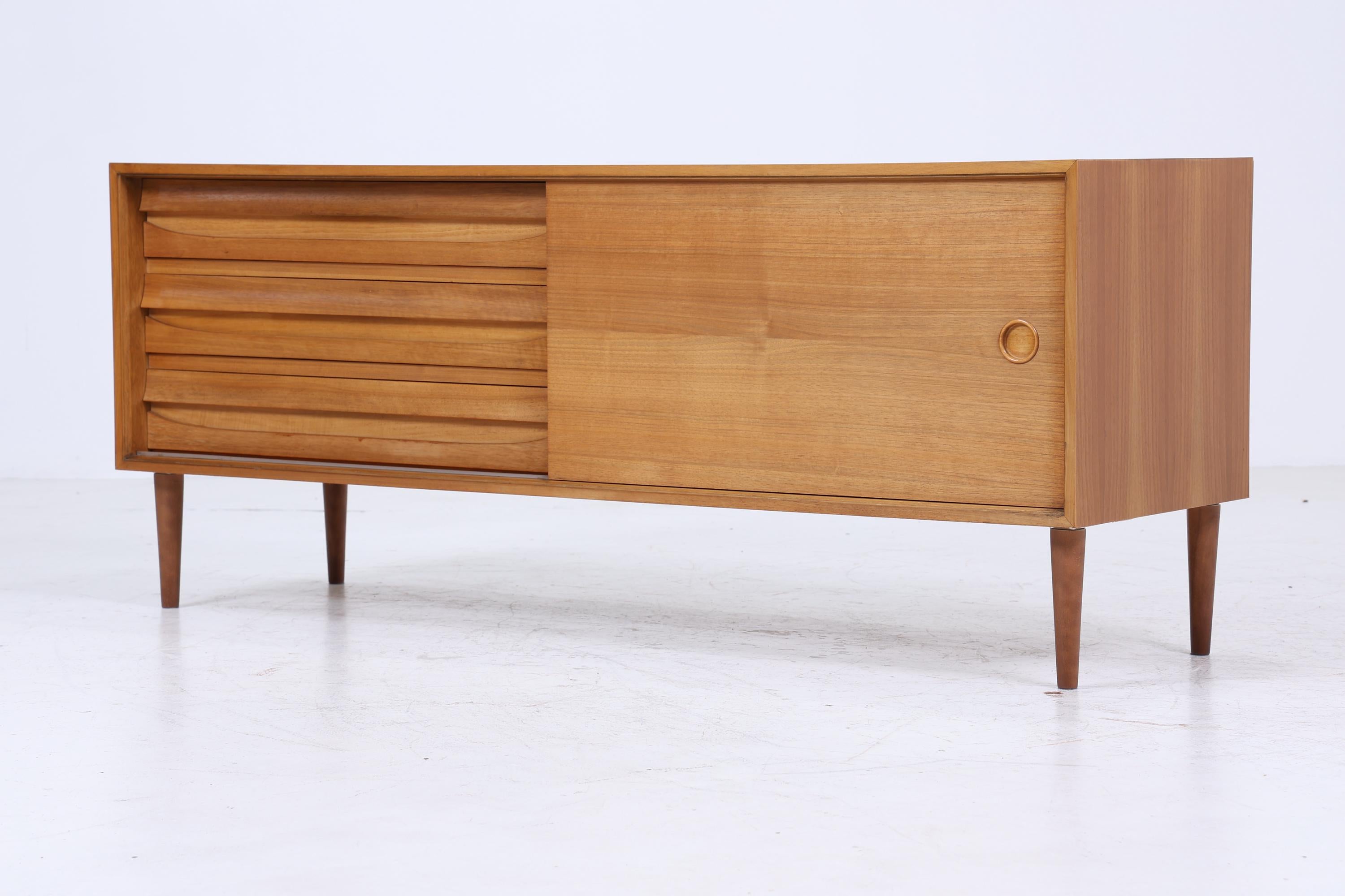 Vintage Sideboard 60er Jahre |  Platon Serie by Lothar Wegner -  Mid Century Lowboard mit Schubladen Holz Design Schrank