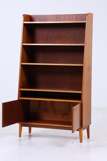 Vintage Bücheregal 60er Jahre | Mid Century Regal Schrank Retro Holz Aufbewahrung