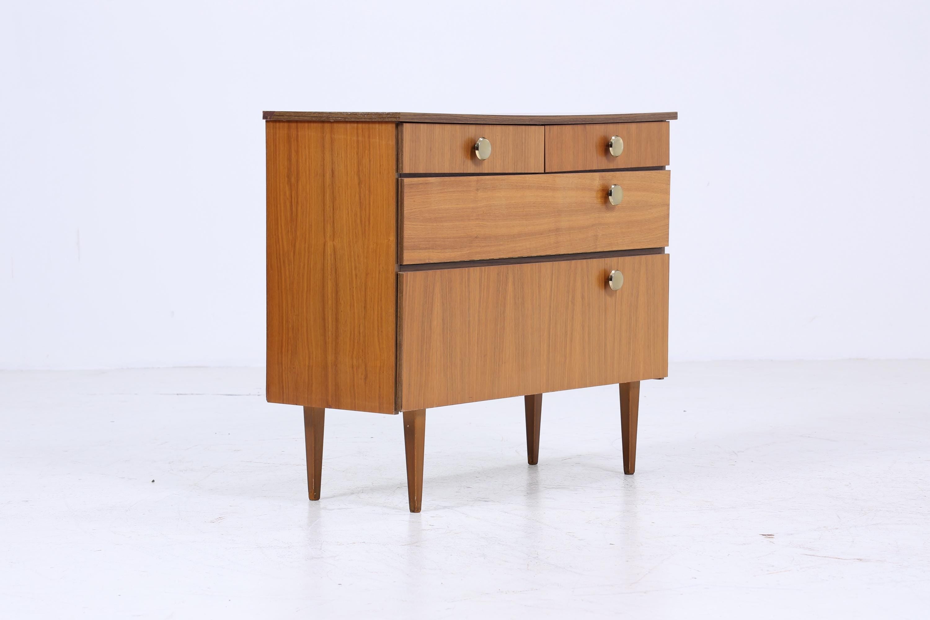 Vintage Kommode 60er Jahre | Mid Century Schubladen Schrank 60er Jahre Aufbewahrung Retro 70er Holz