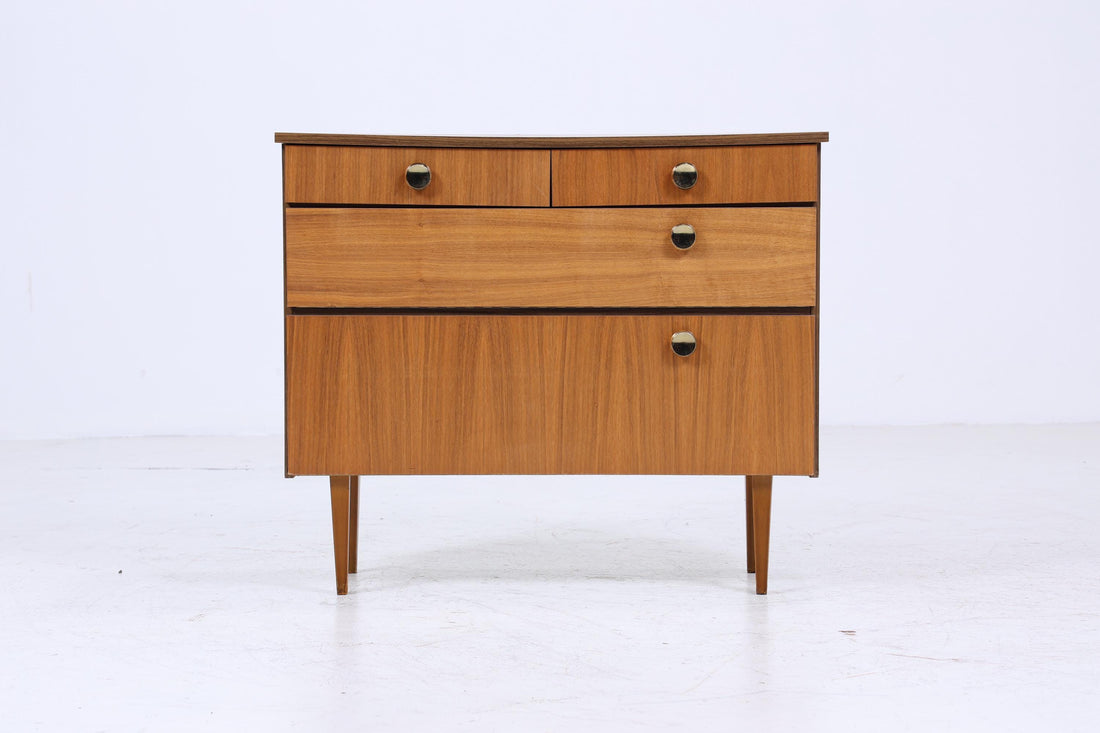 Vintage Kommode 60er Jahre | Mid Century Schubladen Schrank 60er Jahre Aufbewahrung Retro 70er Holz