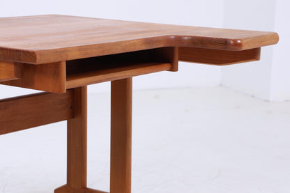 Vintage Teak Schreibtisch 60er Jahre | Mid Century Arbeitstisch Schultisch Frei Tisch Retro Holz Design