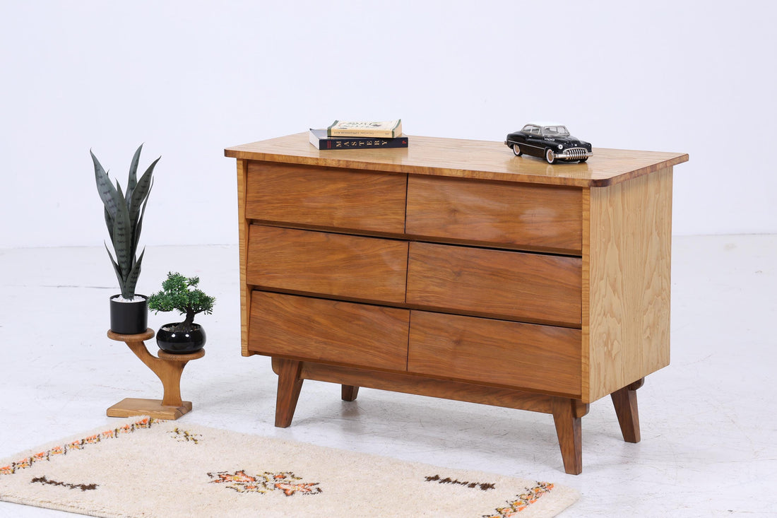 Wundervolle Vintage Schubladen Kommode | Mid Century Schubladen Schrank | Holz Aufbewahrung 60er 70er Jahre