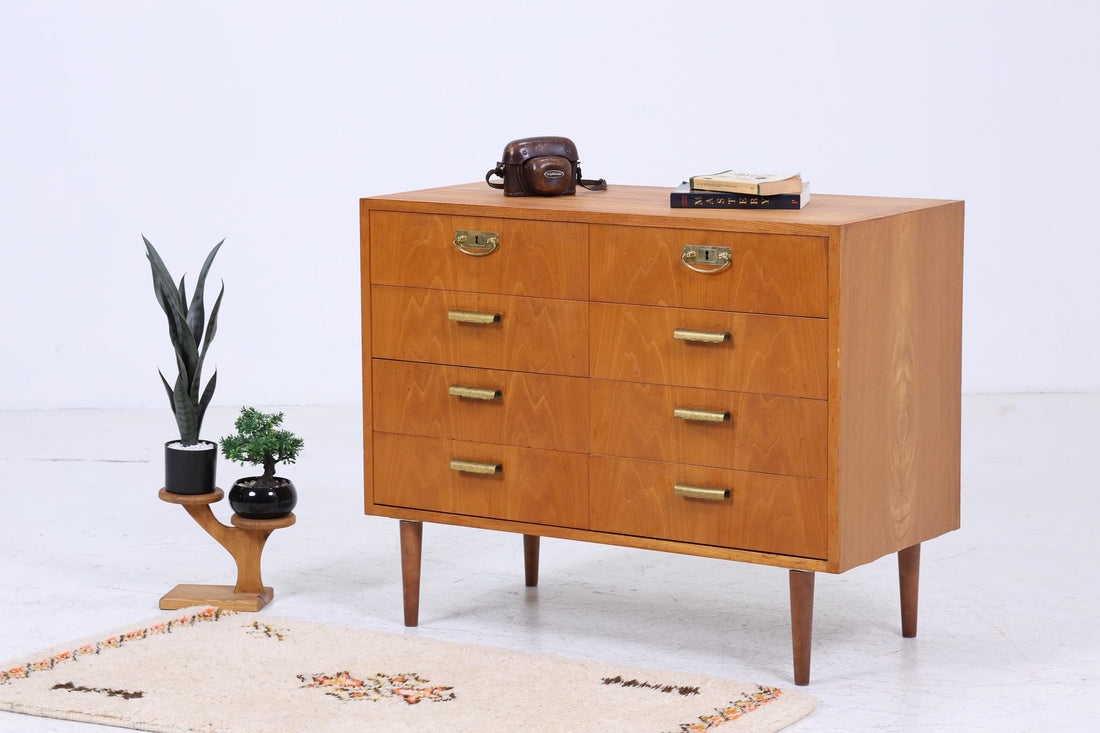 Wundervolle Vintage Schubladen Kommode | Mid Century Schubladen Schrank | Holz Aufbewahrung 60er 70er Jahre