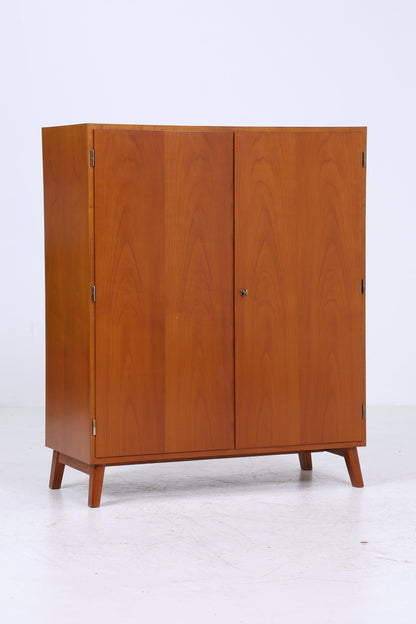 Zeitloser Vintage Schrank 60er Jahre | Mid Century Wäscheschrank Schubladen Fächerschrank Holz Retro Aufbewahrung