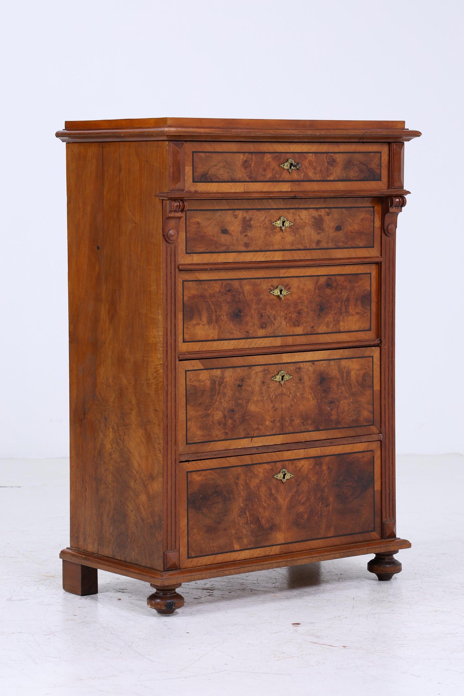 ❌SALE❌ Vintage Biedermeier Schubladen Kommode | Antik Schubladen Schrank Retro Büroschrank Aufbewahrung  Holz