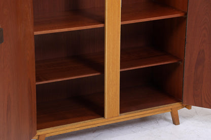 Vintage Wäscheschrank von Wilhelm Höltkemeyer 60er Jahre | Mid Century Schrank Fächerschrank Holz Retro Aufbewahrung