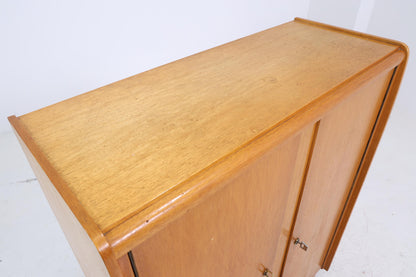 Vintage Wäscheschrank von Wilhelm Höltkemeyer 60er Jahre | Mid Century Schrank Fächerschrank Holz Retro Aufbewahrung