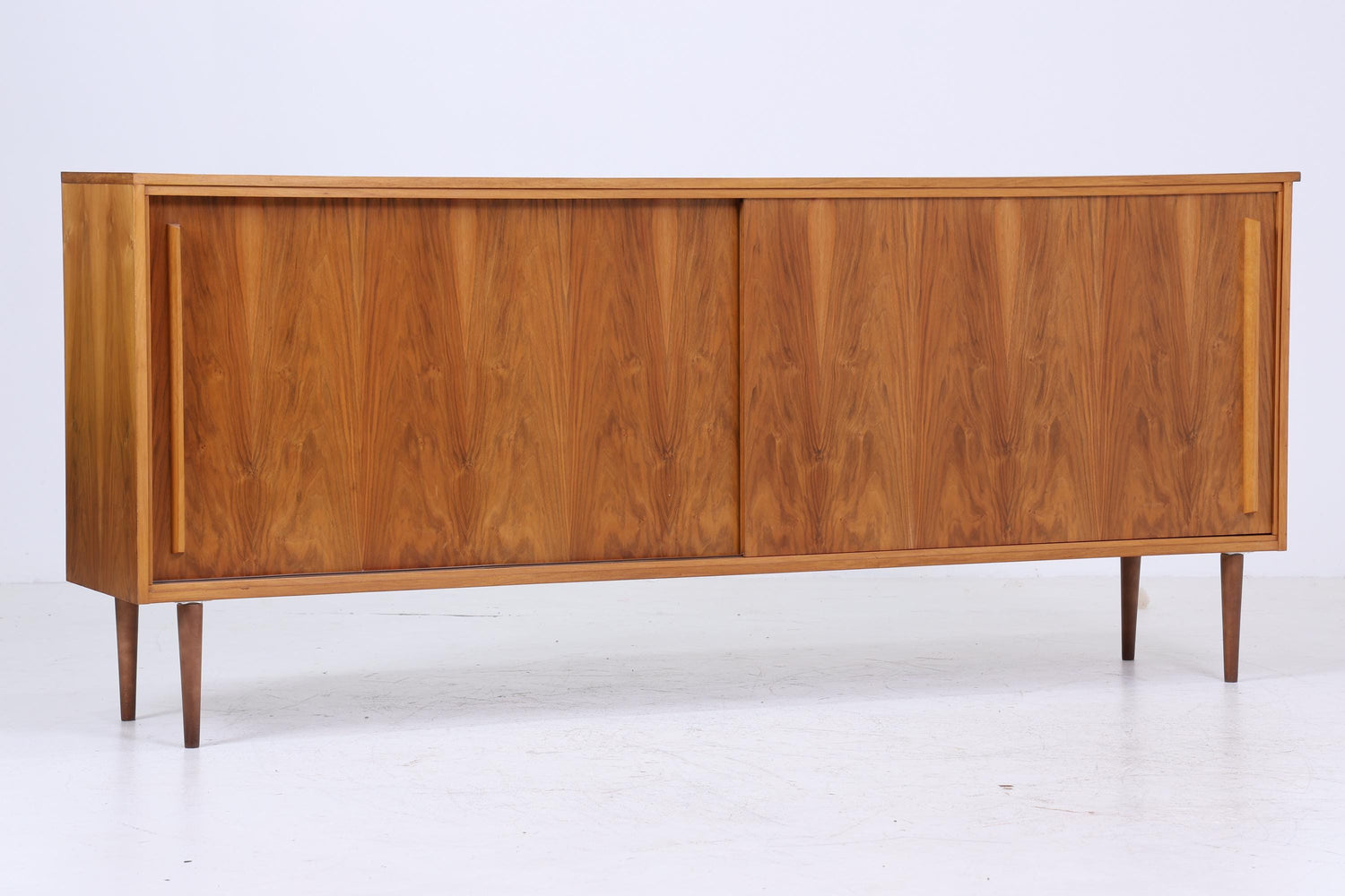 Vintage Sideboard 60er Jahre | Mid Century Schubladen Nussbaum Anrichte Holz Aufbewahrung