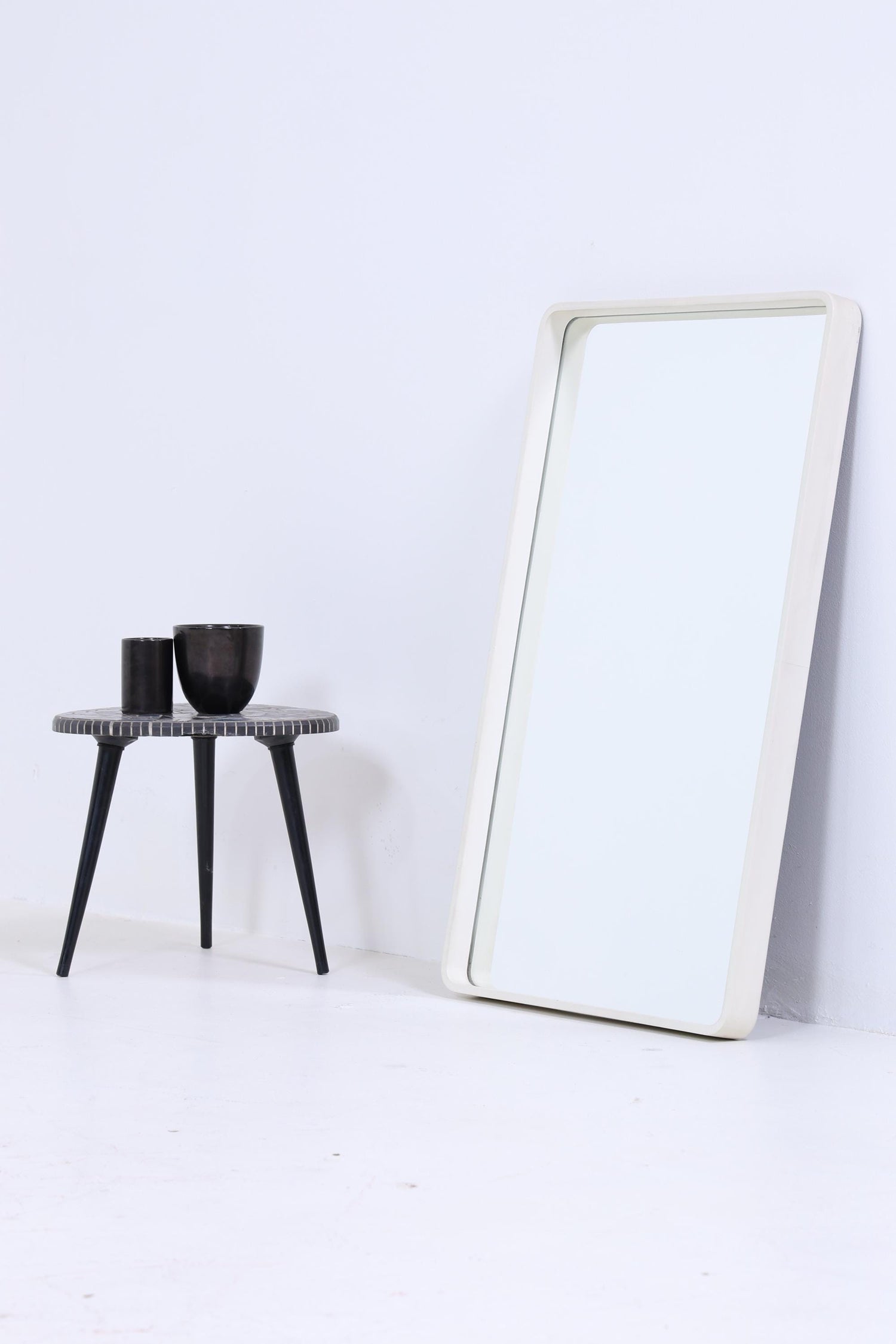 Vintage Spiegel 60er Jahre | Mid Century Hänge Spiegel Mirror Retro Schräg Vintage
