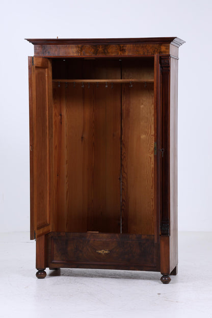 Wunderschöner Gründerzeit Kleiderschrank | Antik Schubladen Schrank Retro Wäscheschrank Aufbewahrung  Holz