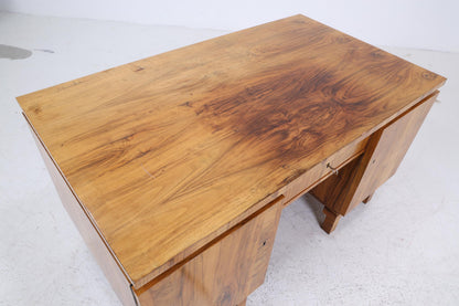 ❌SALE❌ Art Déco Schreibtisch 1920er Original | Antiker Nussbaum Bürotisch | Vintage Executive Desk aus Holz | Mid Century Office Furniture
