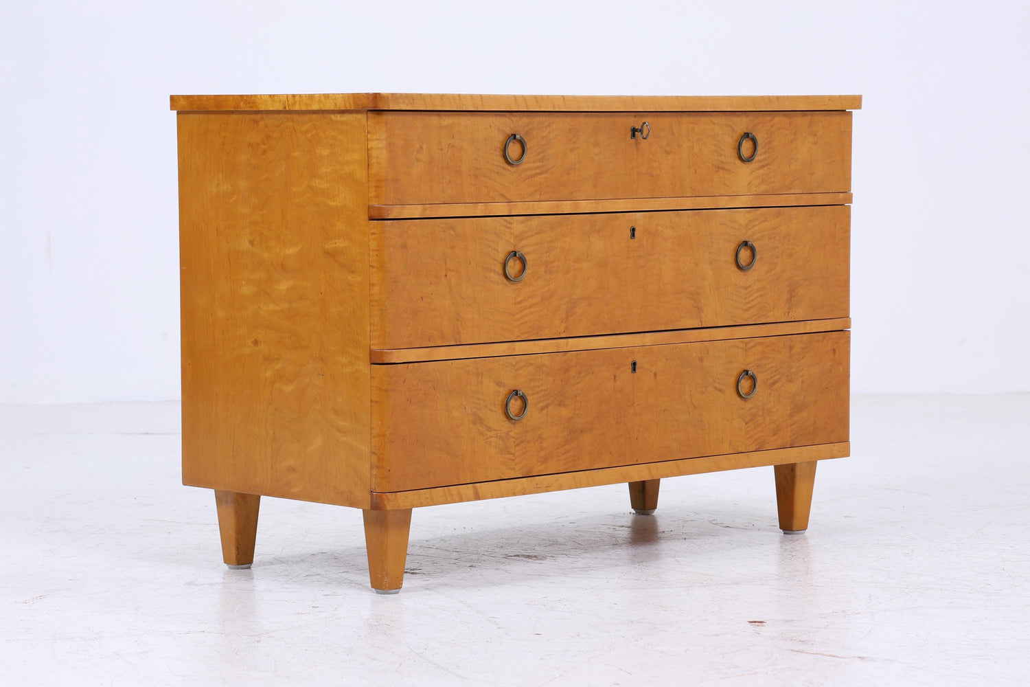 Vintage Schubladen Kommode | Mid Century Schubladen Schrank | Holz Aufbewahrung 60er 70er Jahre