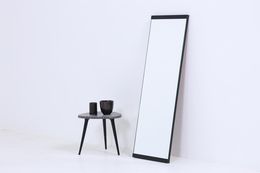 Vintage Spiegel 60er Jahre | Mid Century Hänge Spiegel Mirror Holz Retro Schräg Vintage
