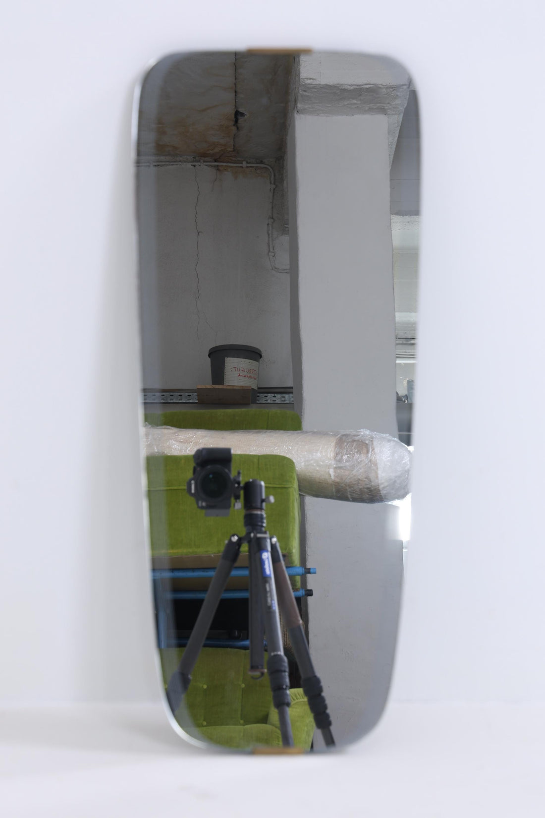 Vintage Spiegel 60er Jahre | Mid Century Hänge Spiegel Mirror Holz Retro Schräg Vintage
