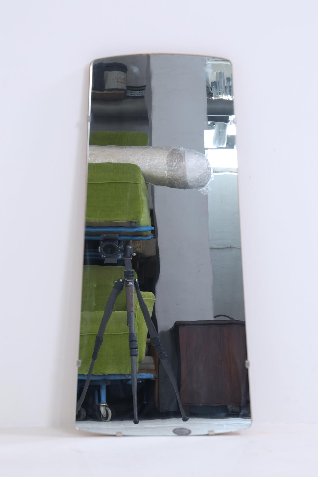 Vintage Spiegel 60er Jahre | Mid Century Hänge Spiegel Mirror Holz Retro Schräg Vintage