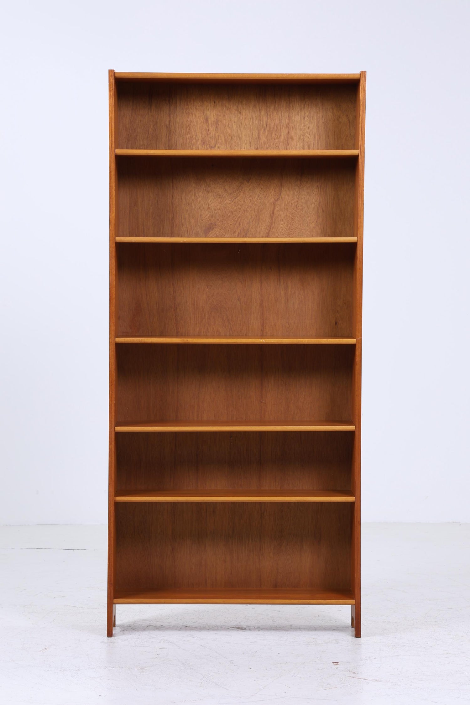 Vintage Teak Bücherregal | Mid Century Regal | 60er Jahre Retro Holz Aufbewahrung