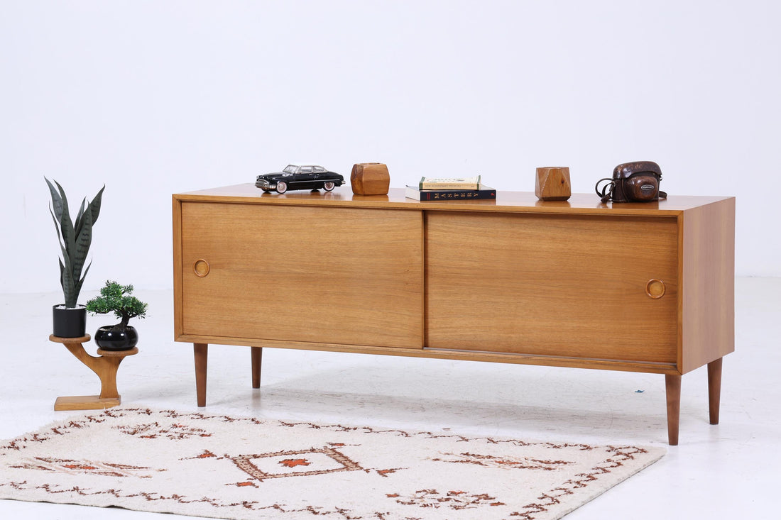 Vintage Sideboard 60er Jahre |  Platon Serie by Lothar Wegner -  Mid Century Lowboard Holz Design Schrank