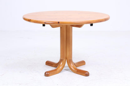 Vintage Küchentisch aus Kiefernholz 60er Jahre | Mid Century Esstisch Tisch Retro 70er Holz Ausziehbar