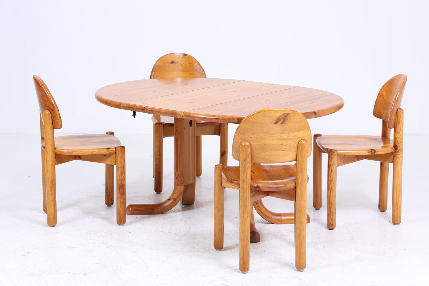 Vintage Küchentisch aus Kiefernholz 60er Jahre | Mid Century Esstisch Tisch Retro 70er Holz Ausziehbar