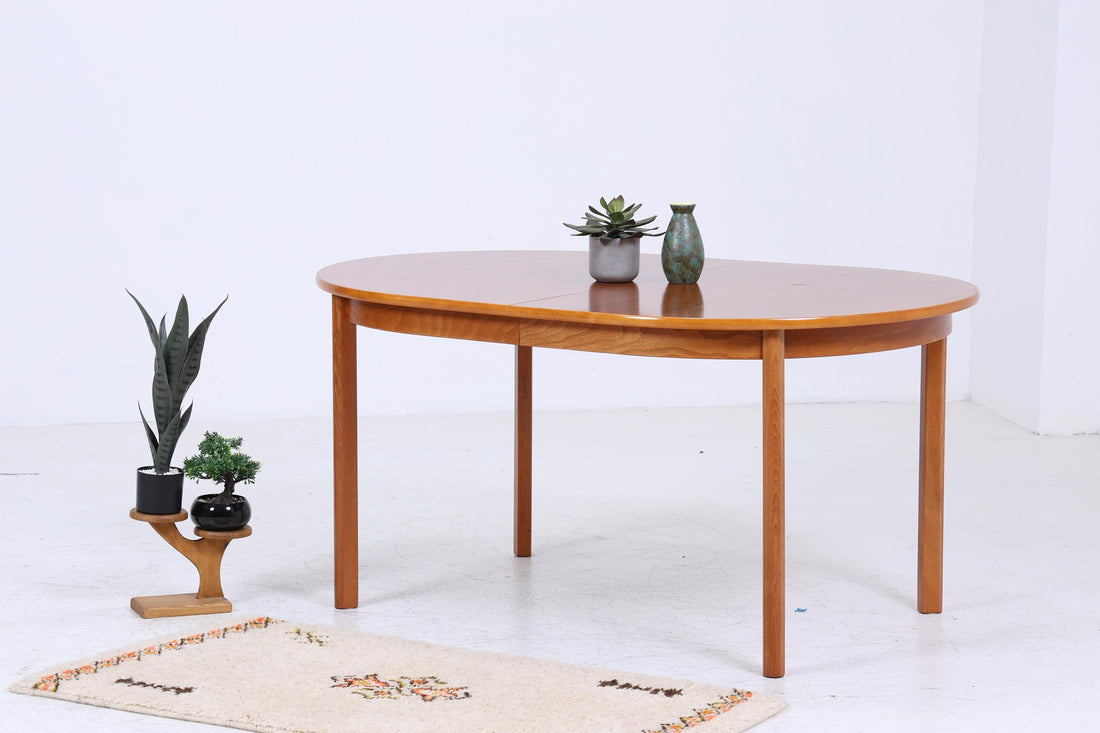 Vintage Küchentisch 60er Jahre | Mid Century Esstisch Tisch Retro 70er Holz Ausziehbar