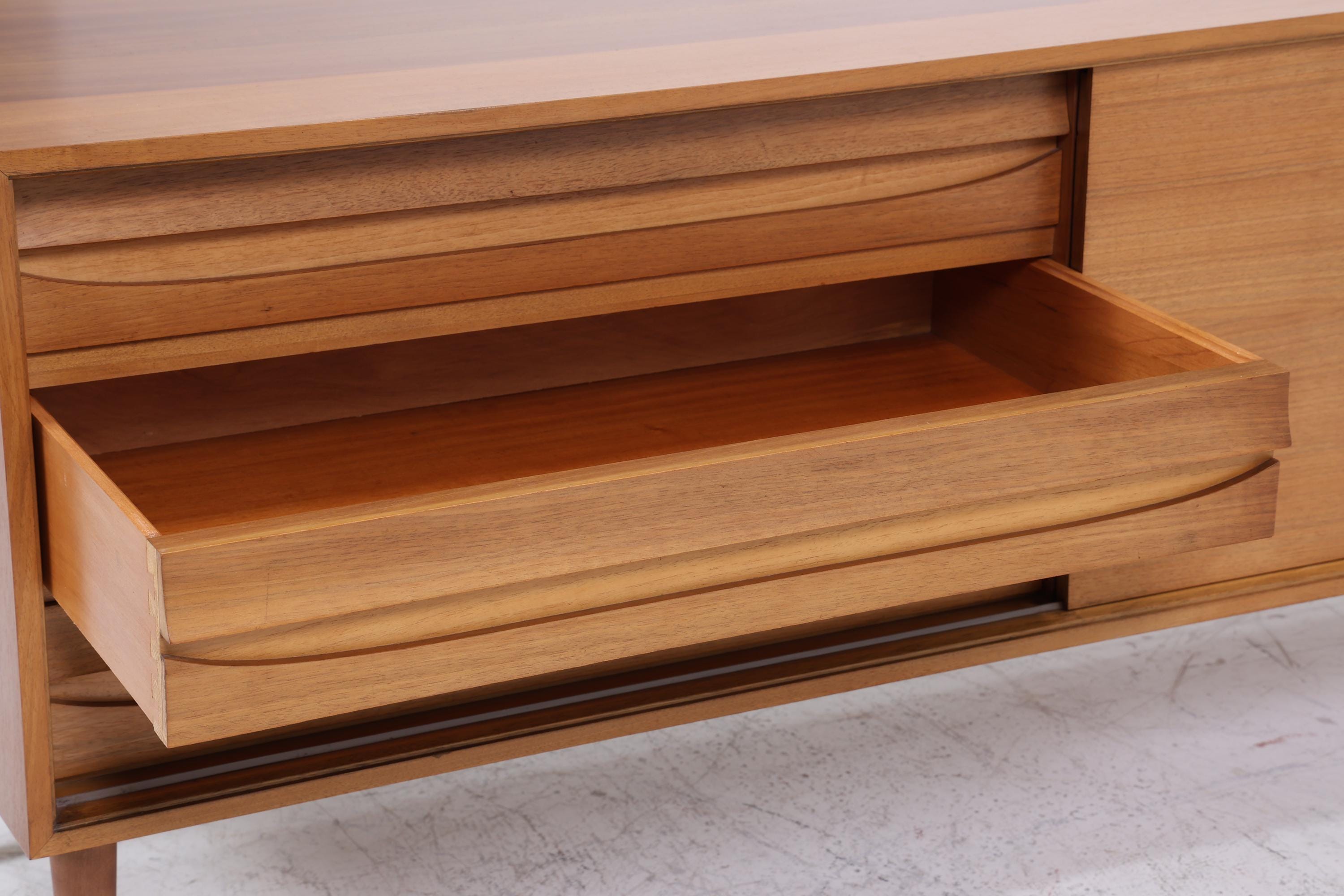 Vintage Sideboard 60er Jahre |  Platon Serie by Lothar Wegner -  Mid Century Lowboard mit Schubladen Holz Design Schrank