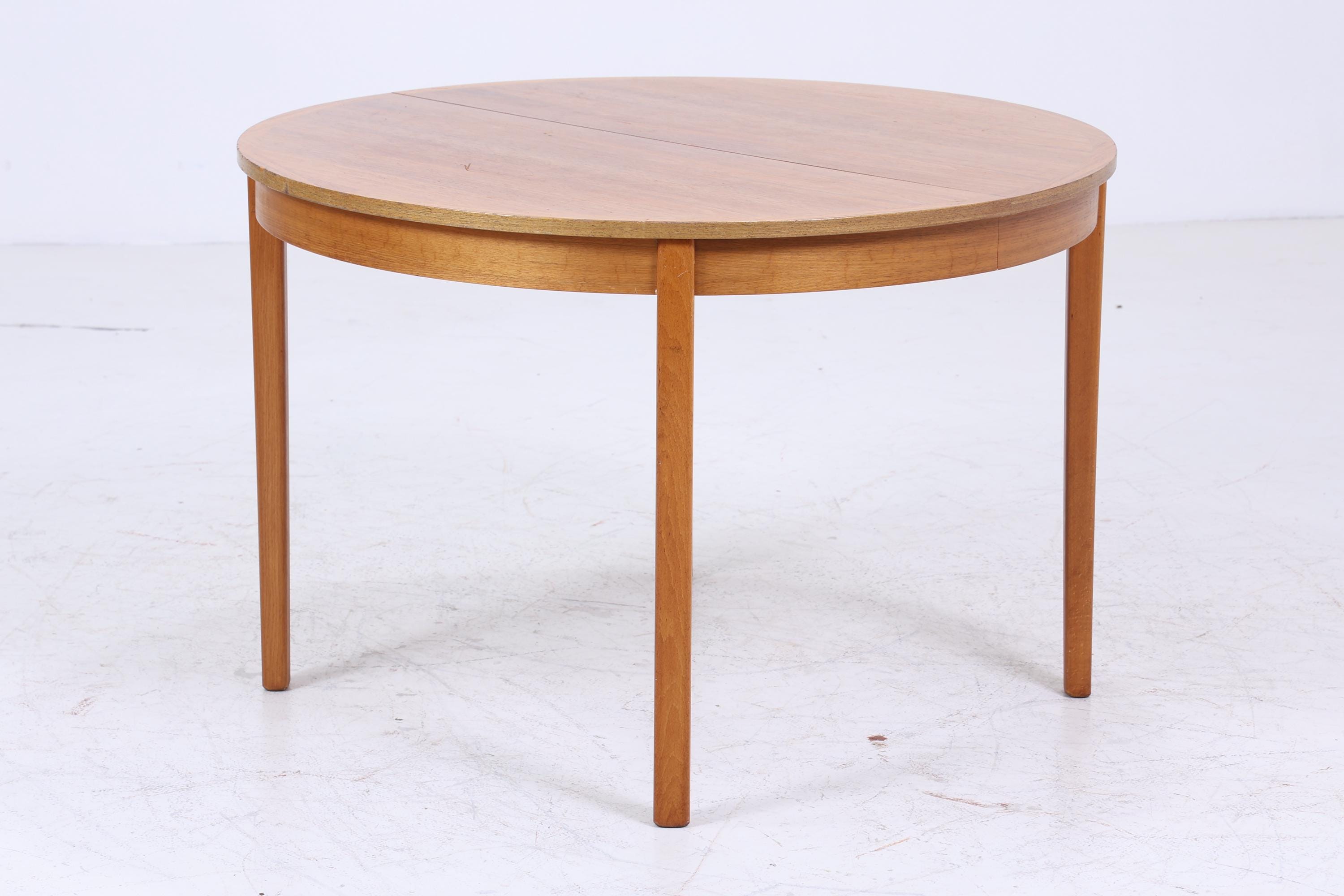 Vintage Küchentisch 60er Jahre | Mid Century Esstisch Tisch Retro 70er Holz Ausziehbar