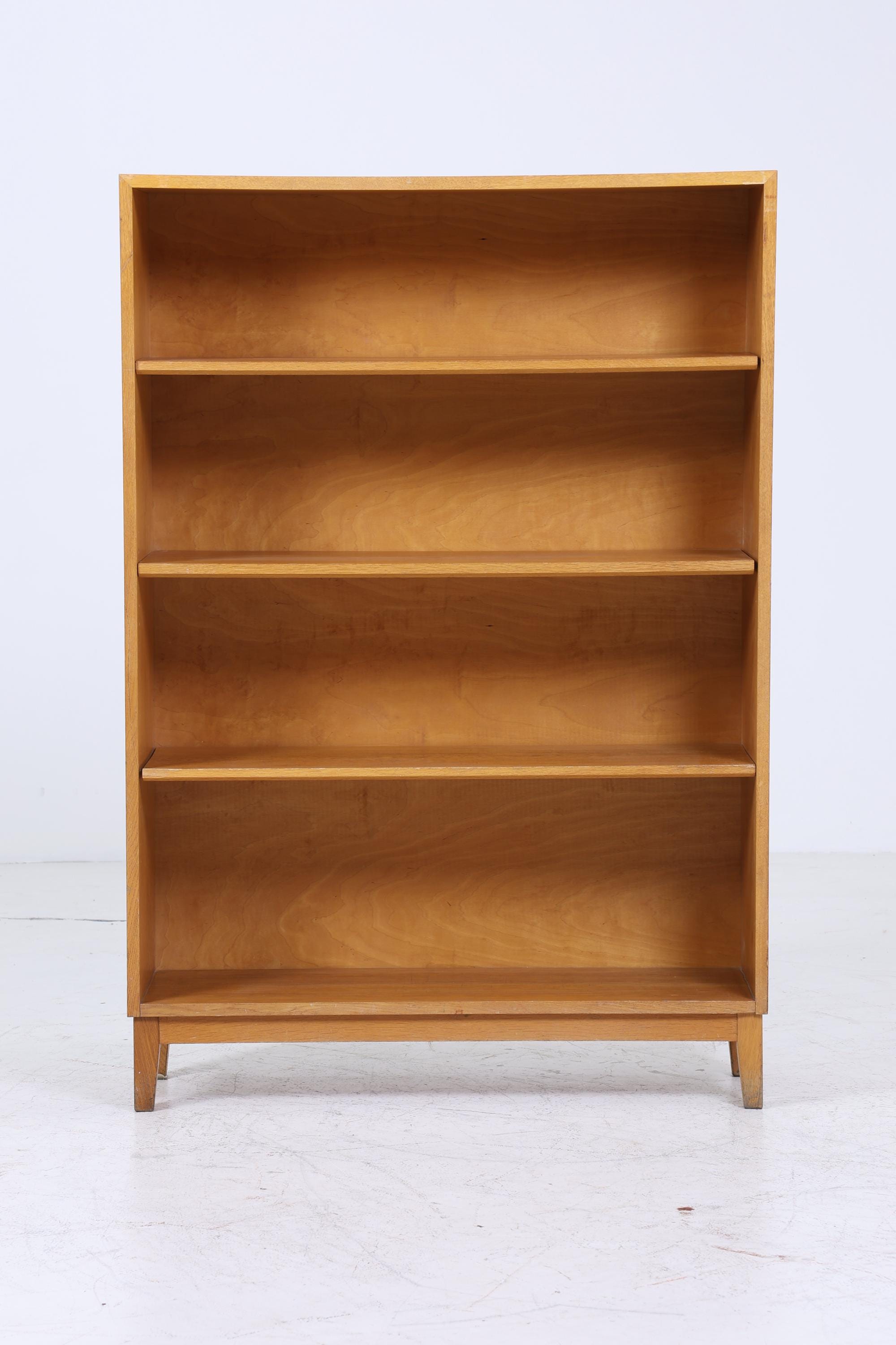 Vintage Bücherregal aus den 60ern | Mid Century Regal aus Eiche | Retro Regal Holz Aufbewahrung