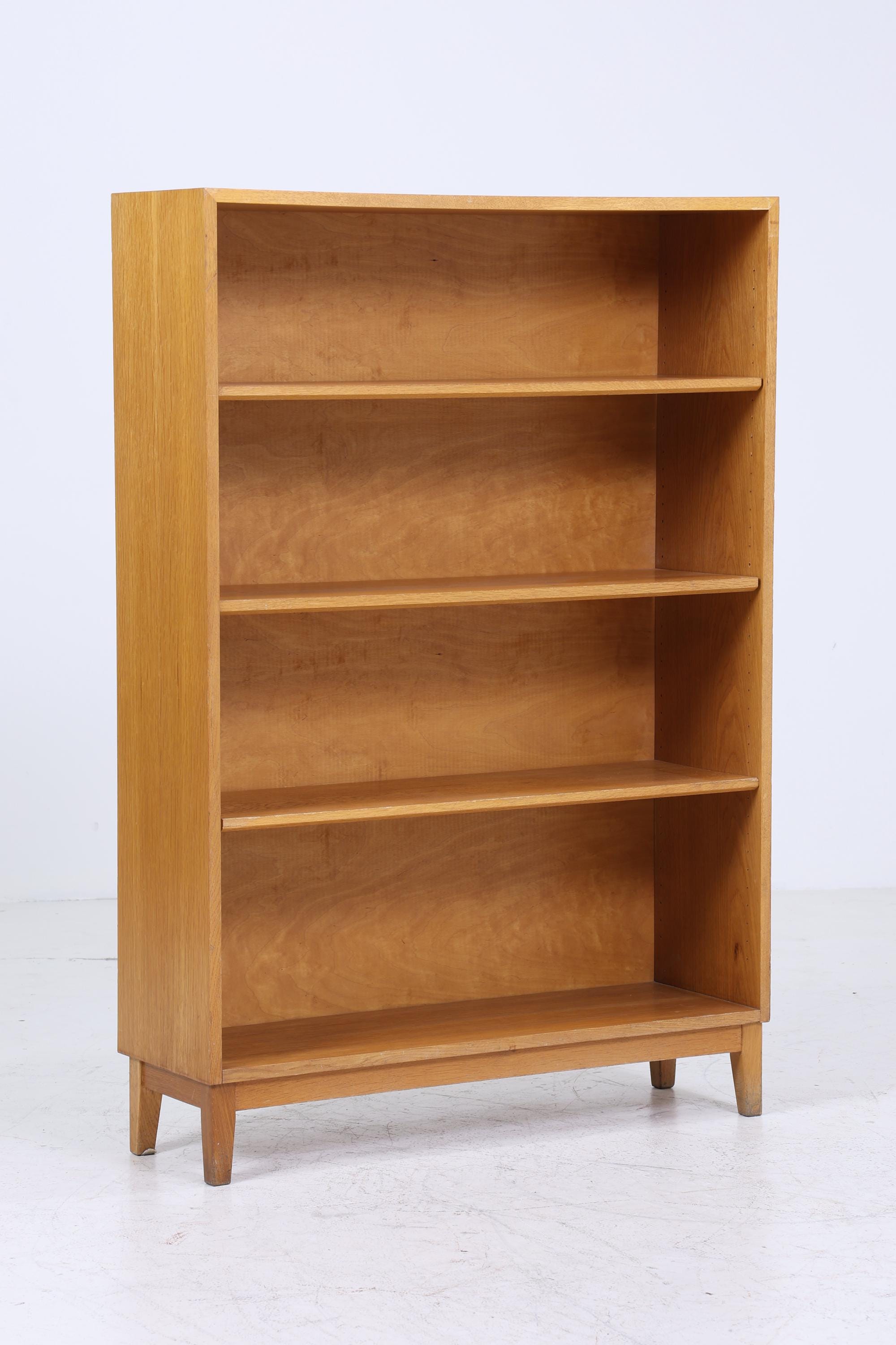 Vintage Bücherregal aus den 60ern | Mid Century Regal aus Eiche | Retro Regal Holz Aufbewahrung