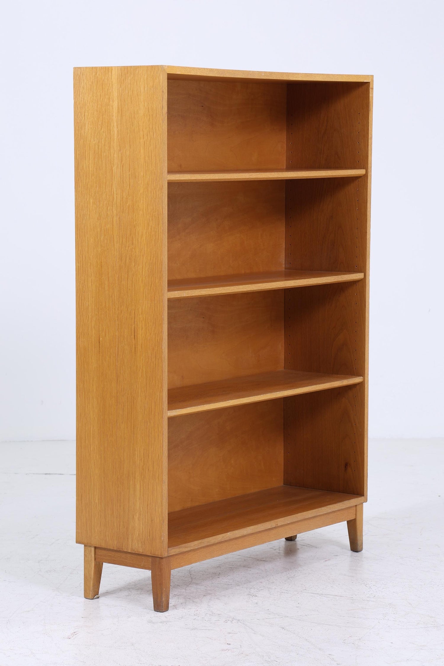 Vintage Bücherregal aus den 60ern | Mid Century Regal aus Eiche | Retro Regal Holz Aufbewahrung