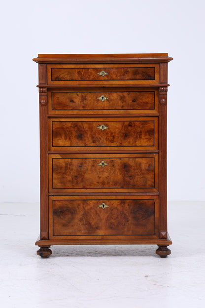 ❌SALE❌ Vintage Biedermeier Schubladen Kommode | Antik Schubladen Schrank Retro Büroschrank Aufbewahrung  Holz
