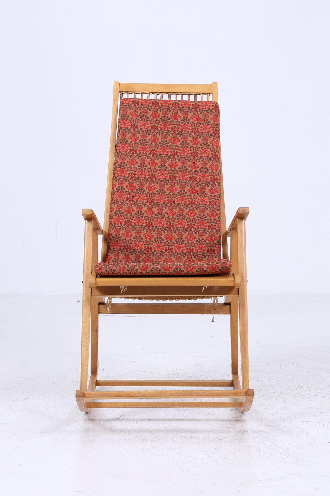 Vintage Rattan Schaukelstuhl von Deutsche Werkstätten Hellerau | Vintage Mid Century Stuhl 60er Jahre | Original Hellerau