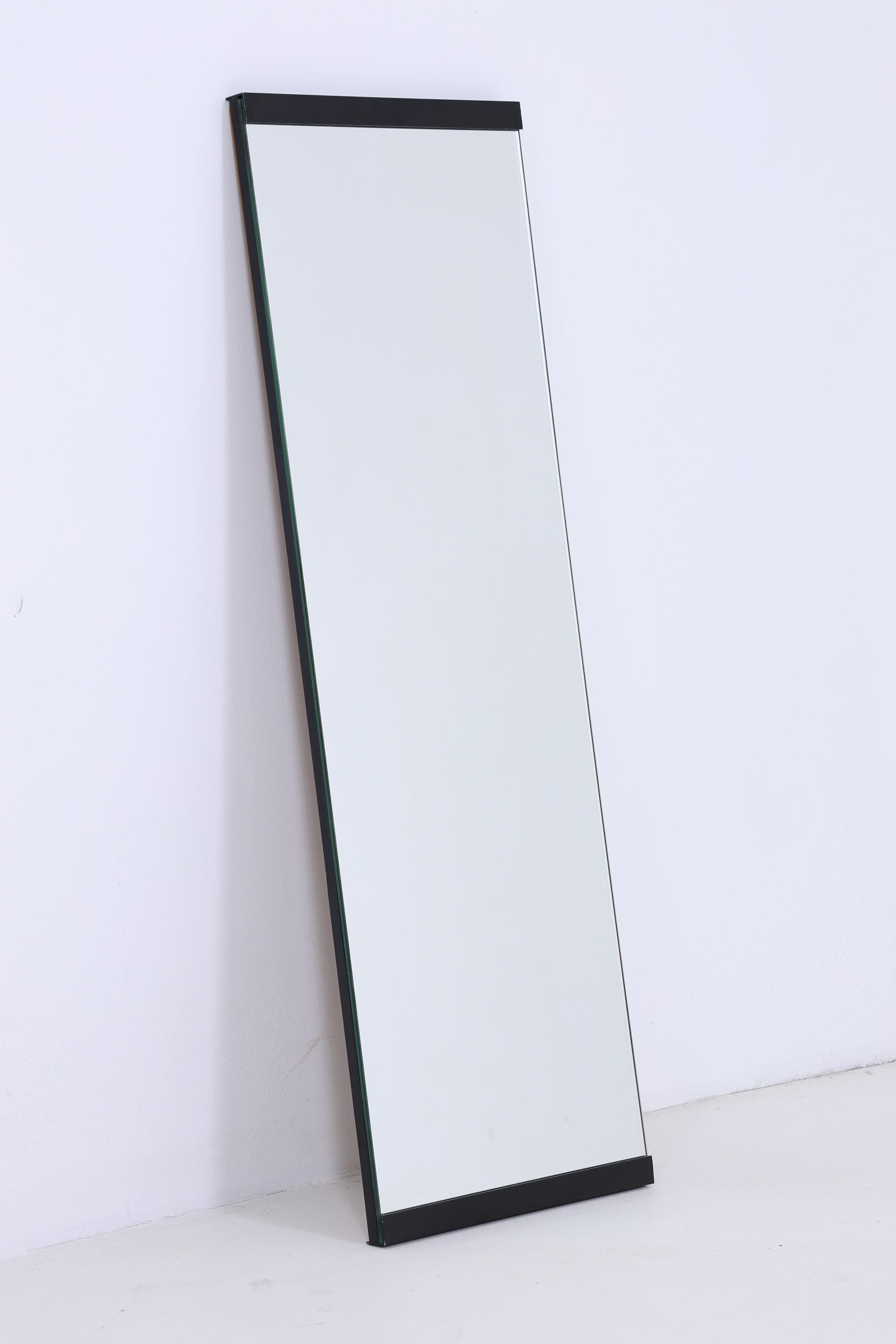 Vintage Spiegel 60er Jahre | Mid Century Hänge Spiegel Mirror Holz Retro Schräg Vintage
