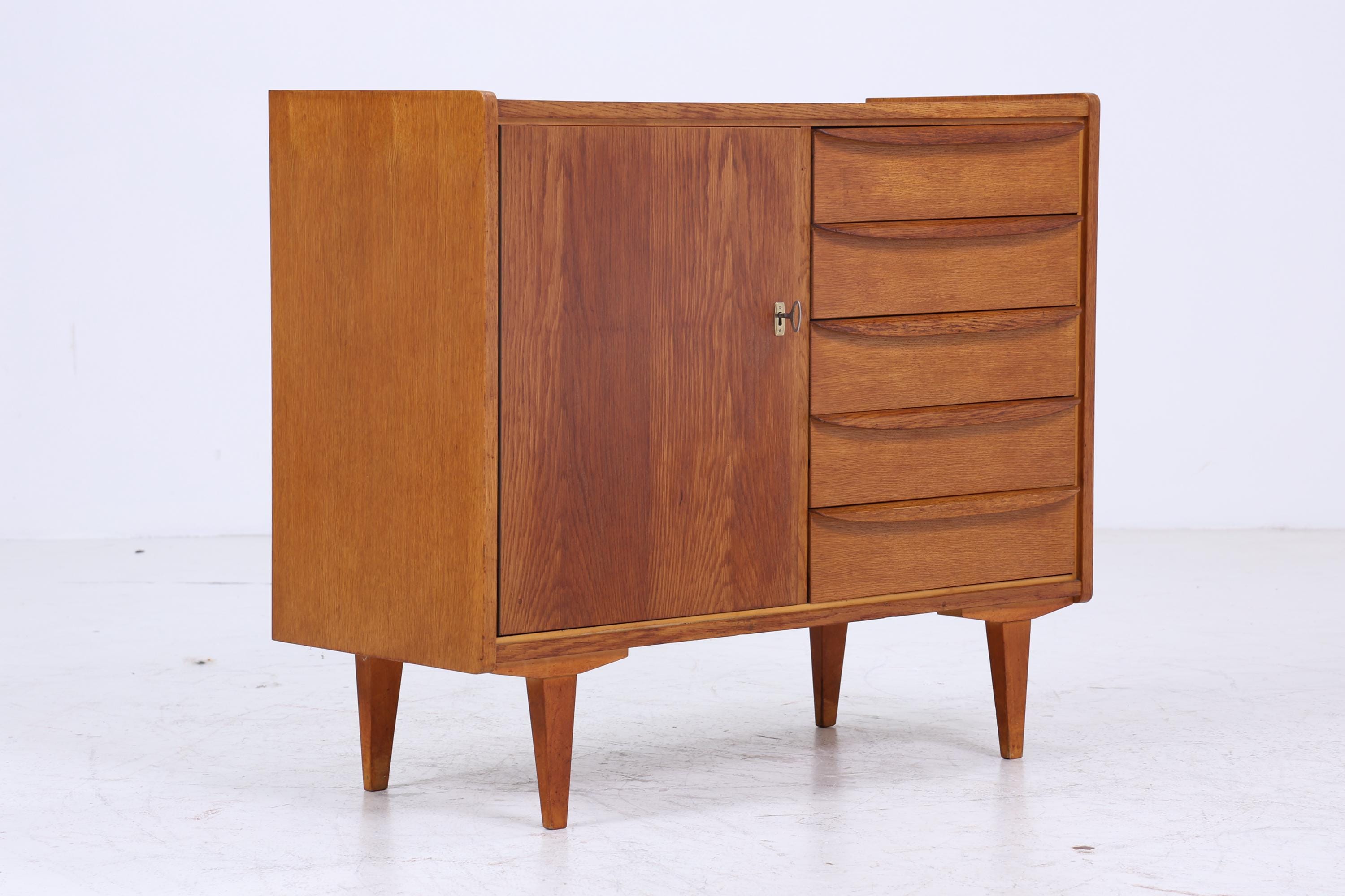 Wundervolle Vintage Schubladen Kommode 60er | Mid Century Schrank | Retro Holz Aufbewahrung