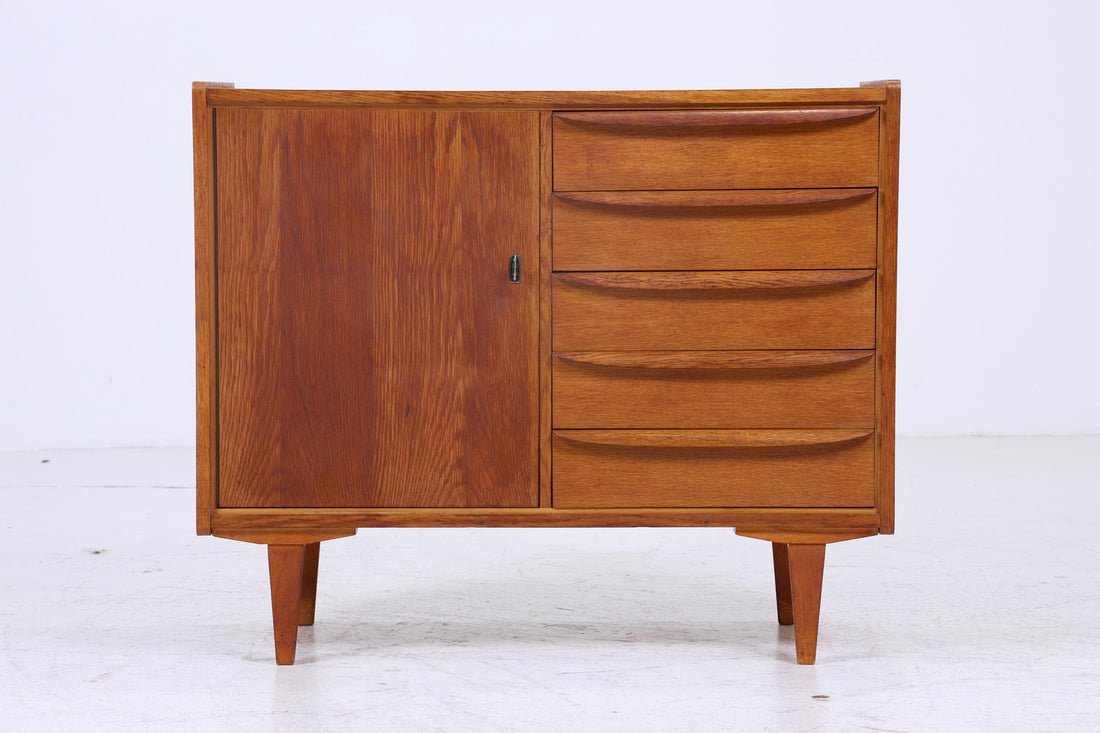 Wundervolle Vintage Schubladen Kommode 60er | Mid Century Schrank | Retro Holz Aufbewahrung