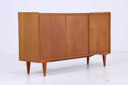 Vintage Sideboard 60er Jahre | Mid Century TV Board mit Fächern Retro Holz Aufbewahrung