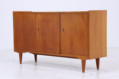 Vintage Sideboard 60er Jahre | Mid Century TV Board mit Fächern Retro Holz Aufbewahrung