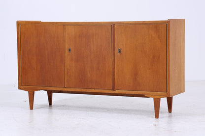 Vintage Sideboard 60er Jahre | Mid Century TV Board mit Fächern Retro Holz Aufbewahrung