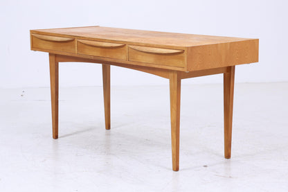 Wunderschöner Vintage Hellerau Schreibtisch der Serie 602 | Mid Century 60er Jahre Schubladen Arbeitstisch Bürotisch Tisch Retro Holz