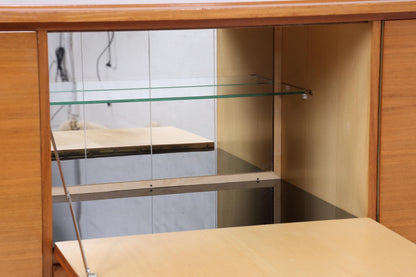 Vintage Highboard 60er Jahre | Mid Century Sideboard Schubladen Schrank Holz Aufbewahrung