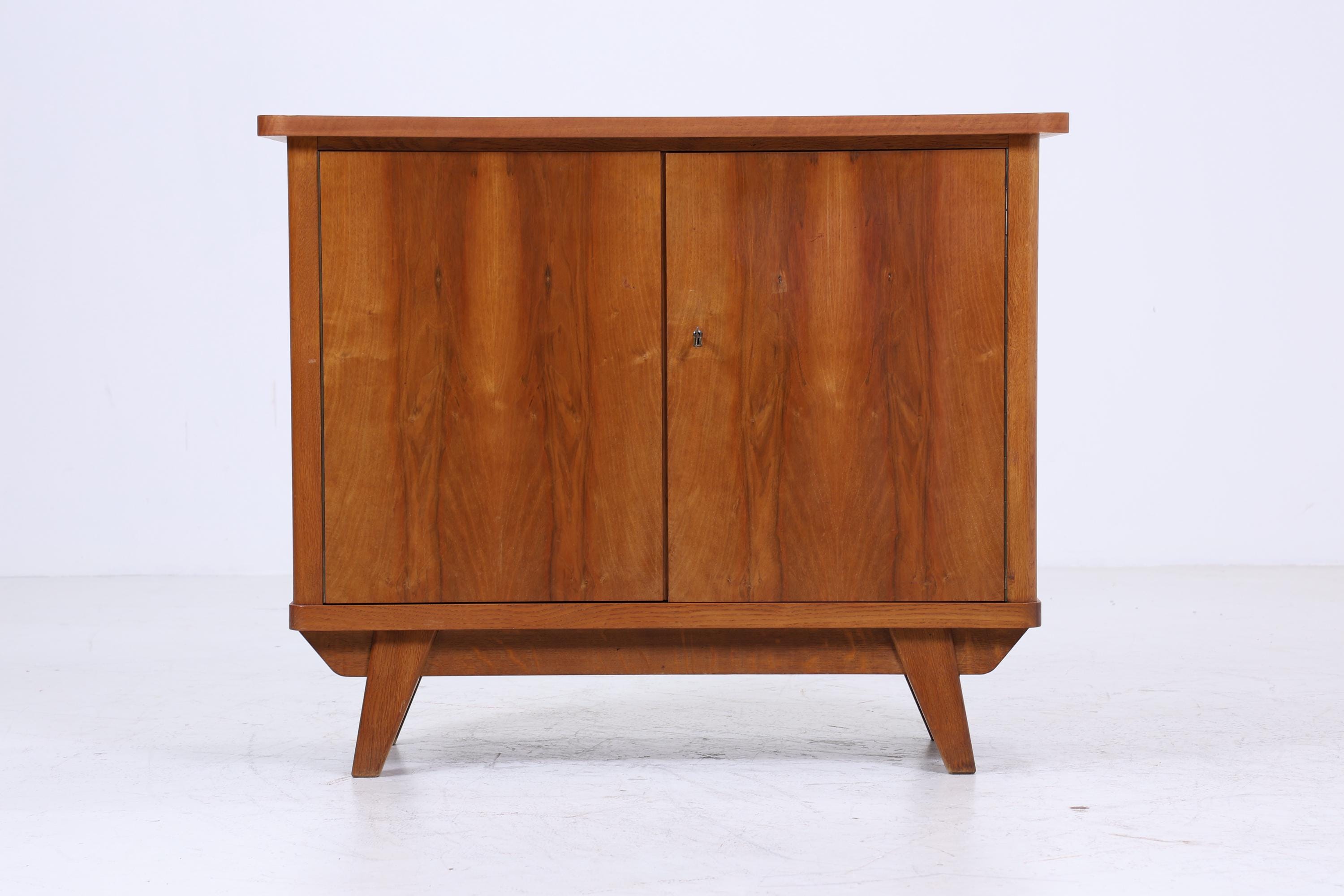 Wunderschöne Vintage Kommode 60er | Mid Century Schrank | Kleines Sideboard Retro Holz Aufbewahrung