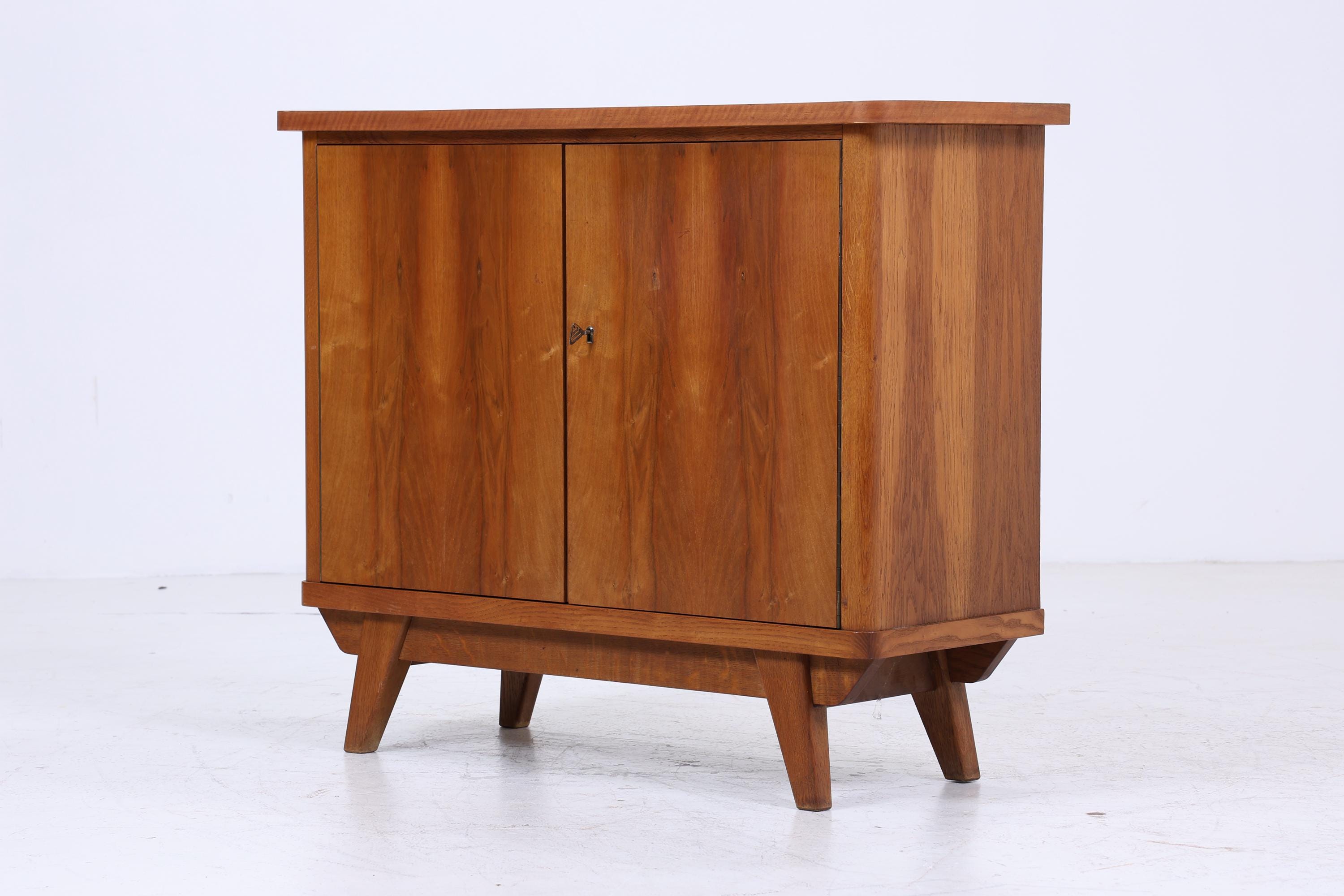 Wunderschöne Vintage Kommode 60er | Mid Century Schrank | Kleines Sideboard Retro Holz Aufbewahrung