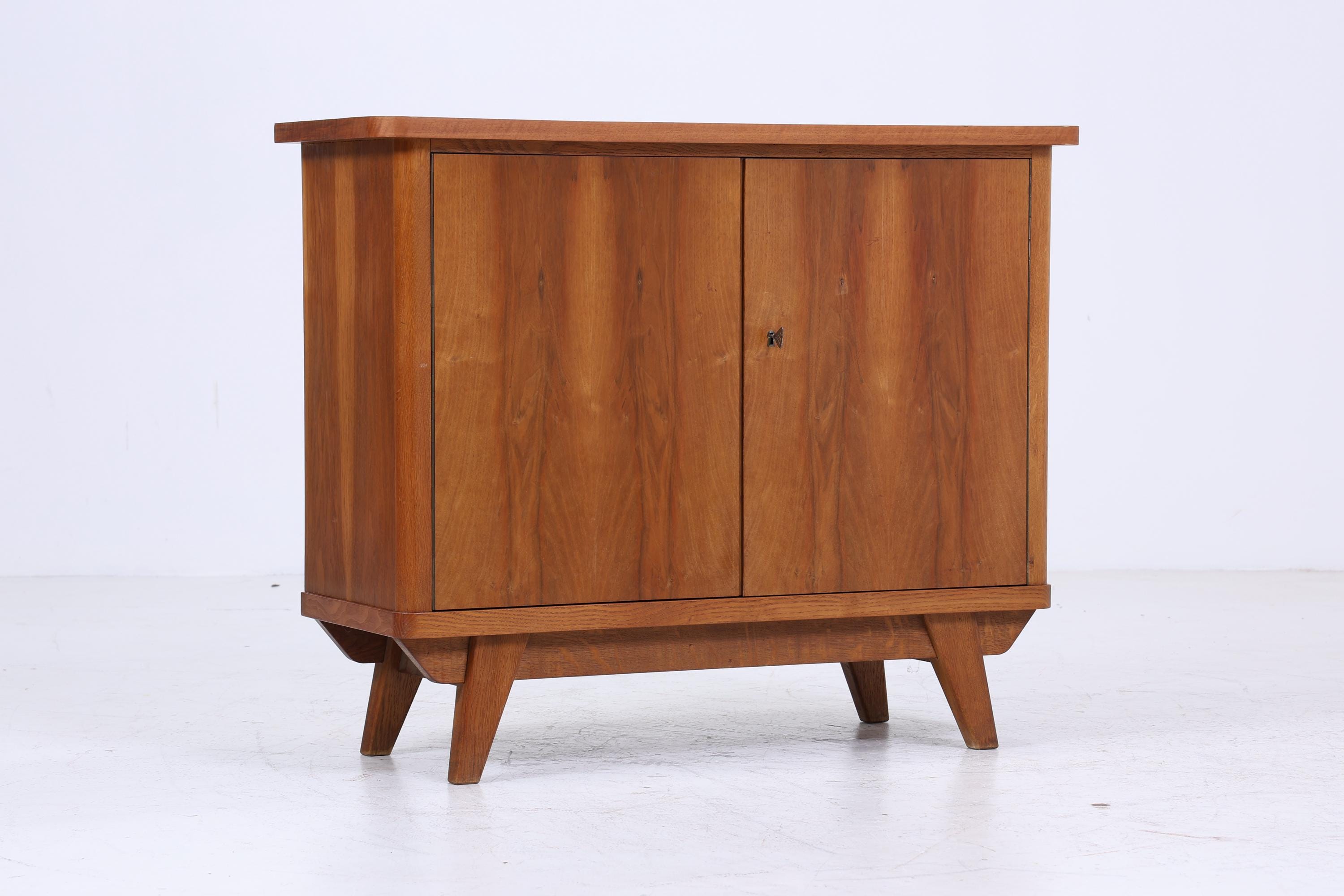 Wunderschöne Vintage Kommode 60er | Mid Century Schrank | Kleines Sideboard Retro Holz Aufbewahrung