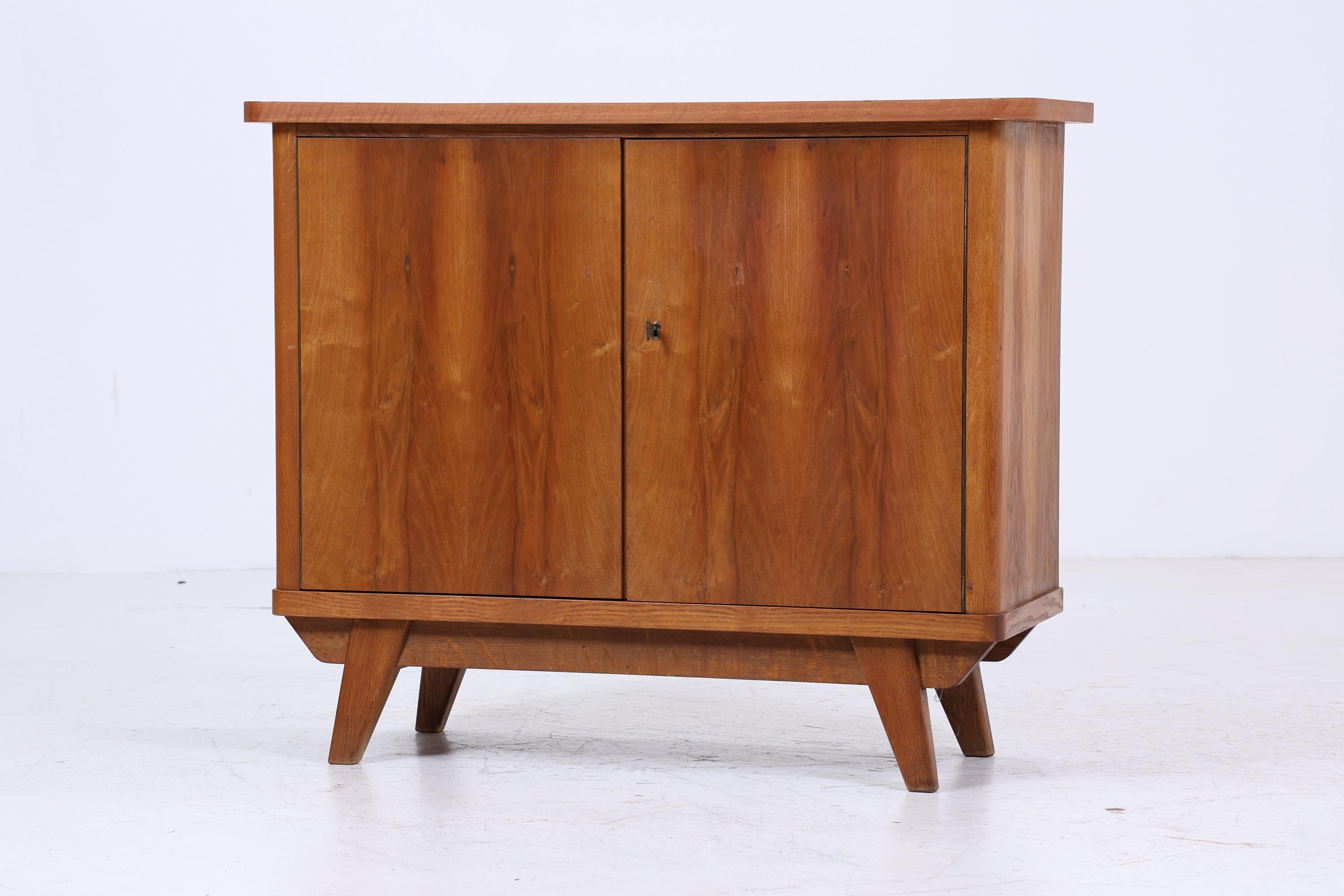 Wunderschöne Vintage Kommode 60er | Mid Century Schrank | Kleines Sideboard Retro Holz Aufbewahrung